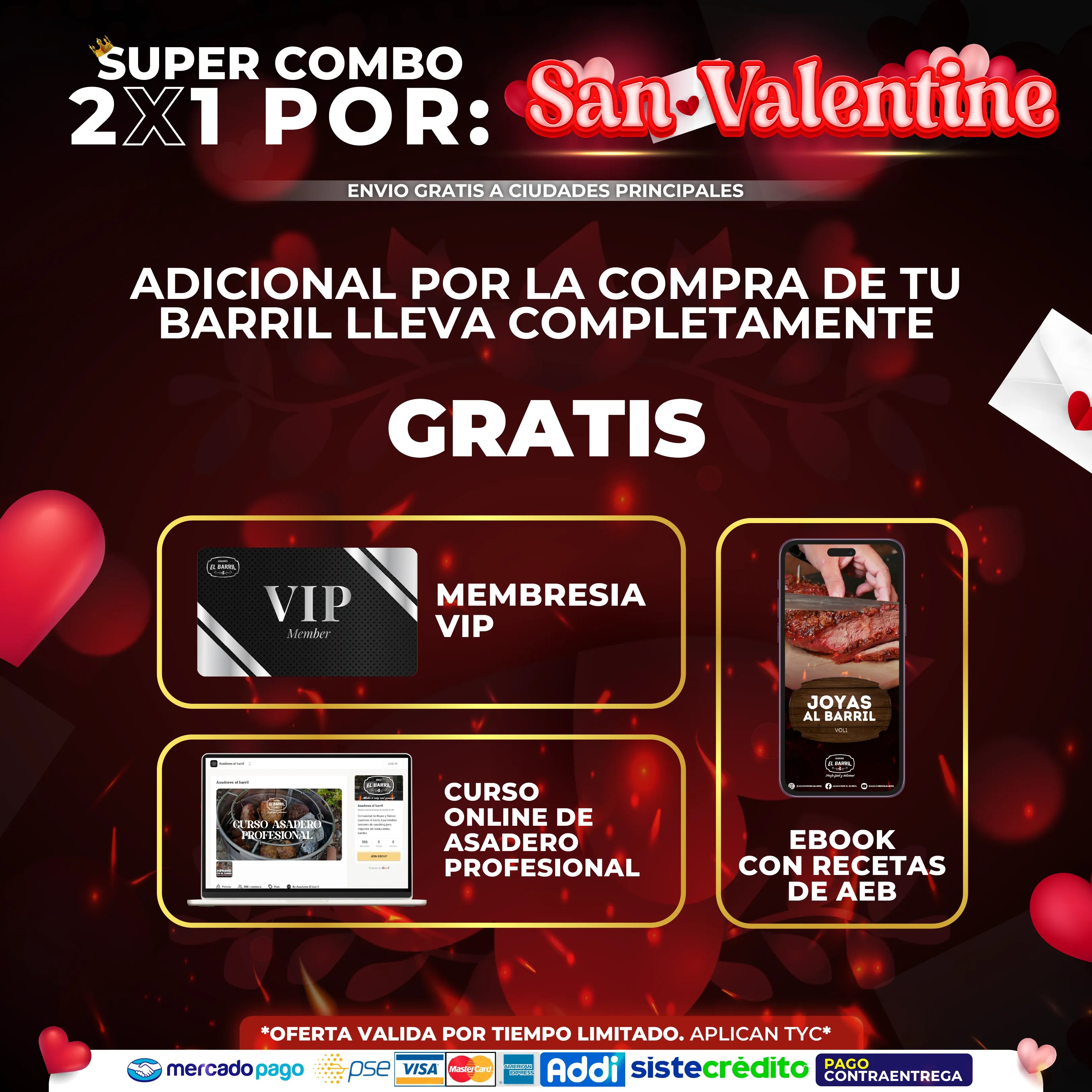 🔥 SUPER COMBO 2X 1 POR SAN VALENTINE - LLEVA TU BARRIL BEBÉ LITE GRATIS ❤️