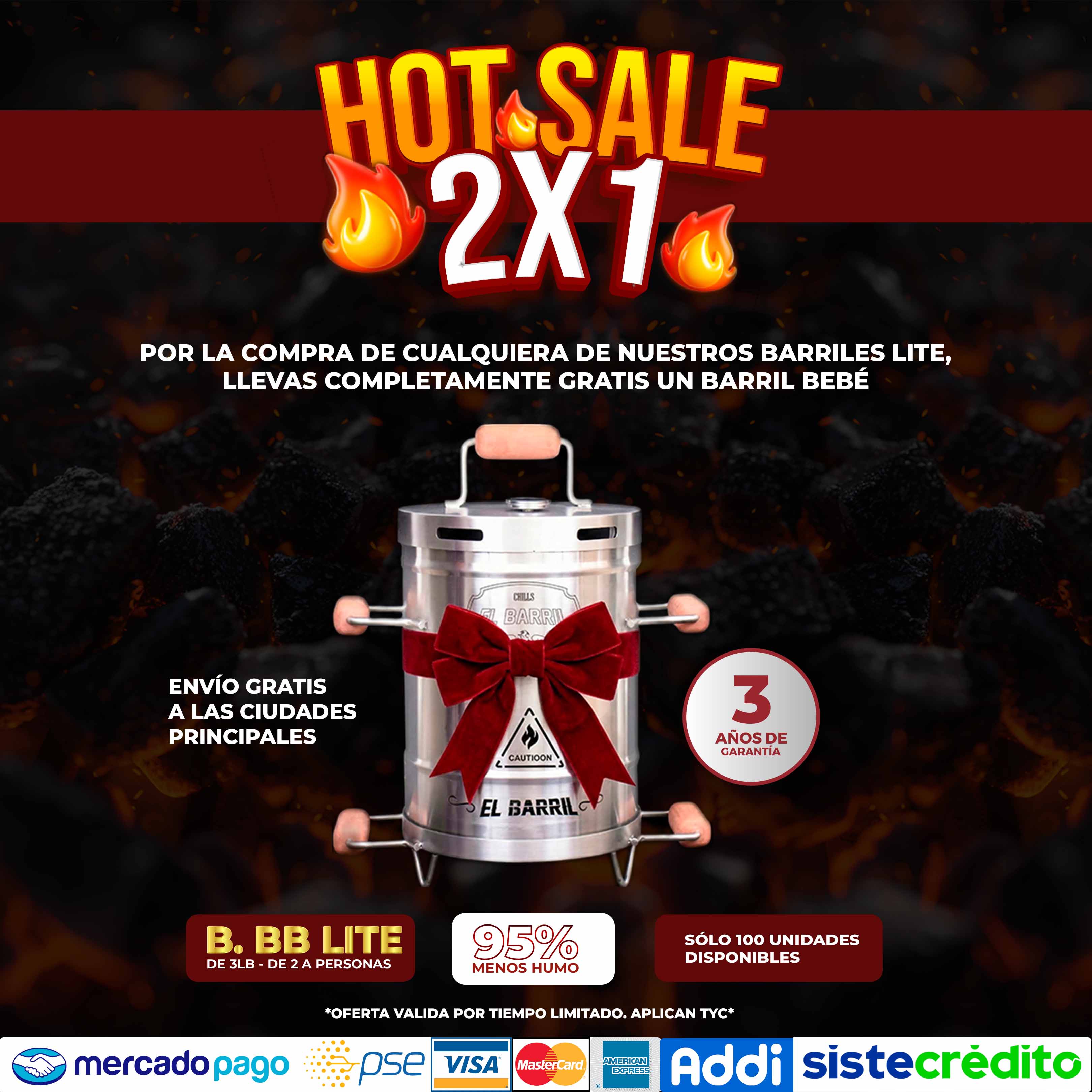 🔥 SUPER COMBO 2X 1 HOTSALE - LLEVA TU BARRIL BEBÉ LITE GRATIS ❤️