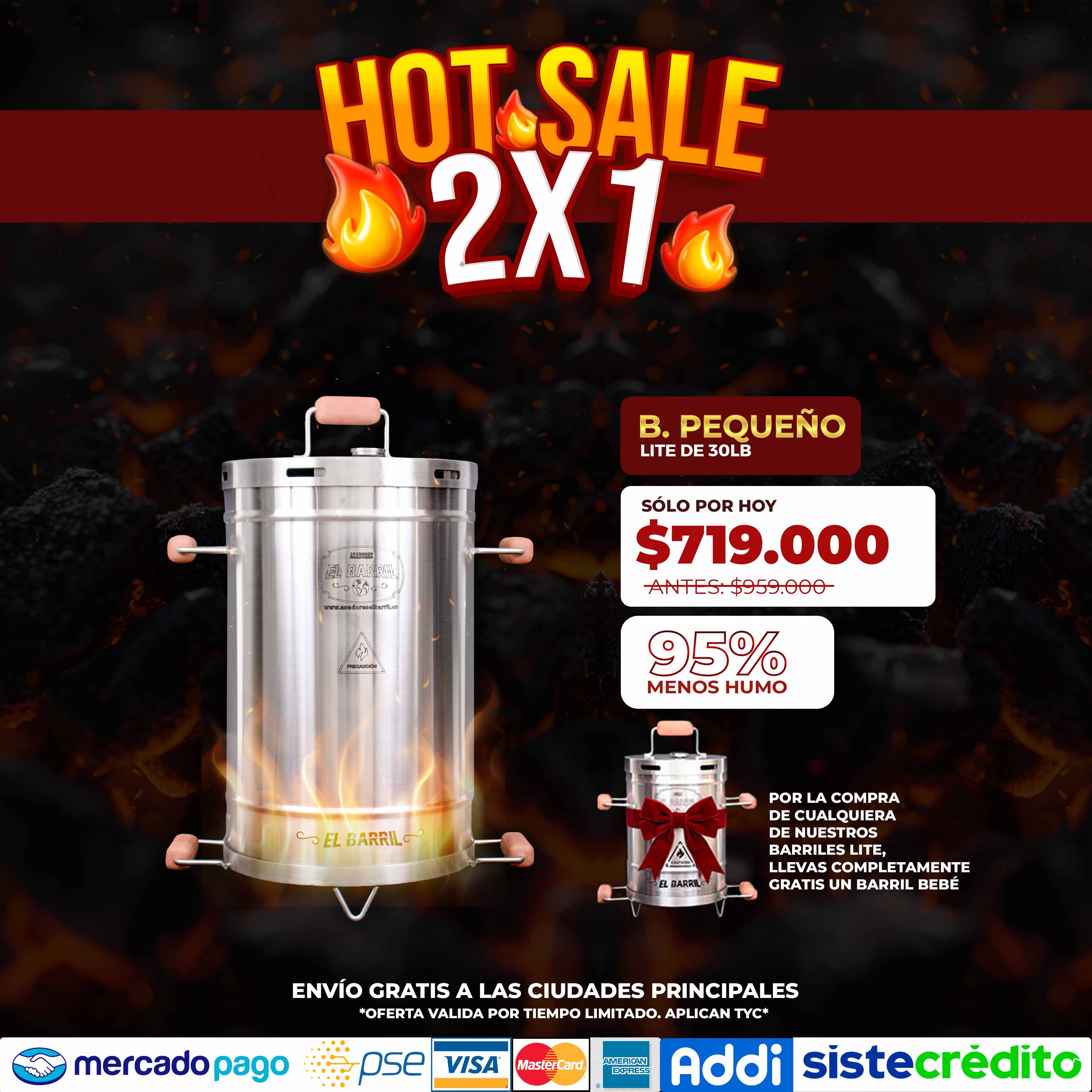 🔥 SUPER COMBO 2X 1 HOTSALE - LLEVA TU BARRIL BEBÉ LITE GRATIS ❤️
