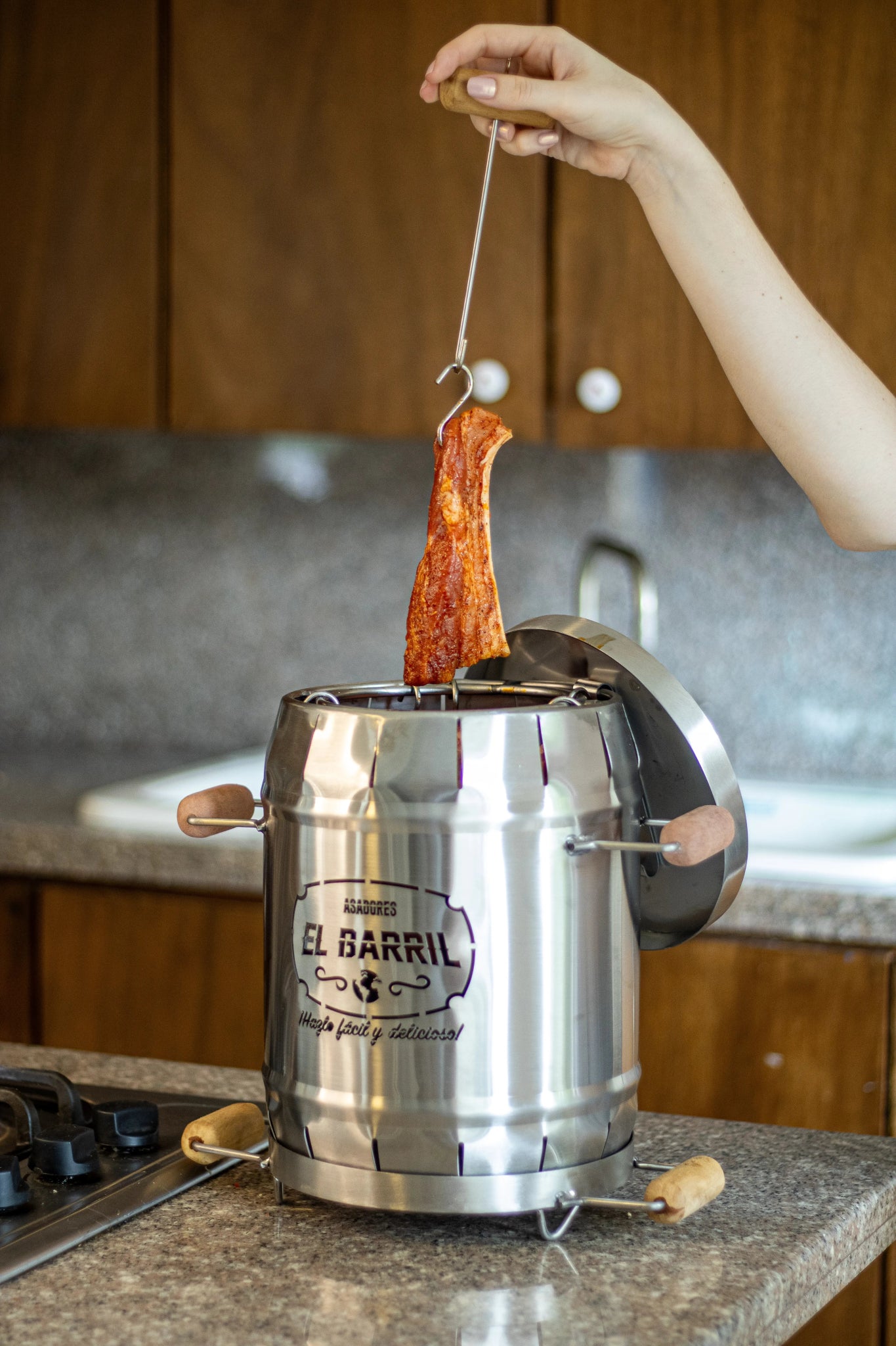 Barril Bebé PREMIUM 3lb + Accesorios + Envío Gratis - Asadores El Barril