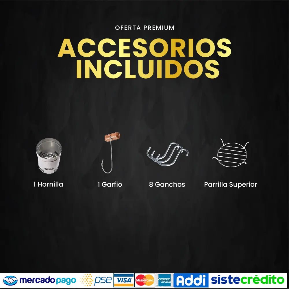 Barril Bebé PREMIUM 3lb + Accesorios + Envío Gratis - Asadores El Barril