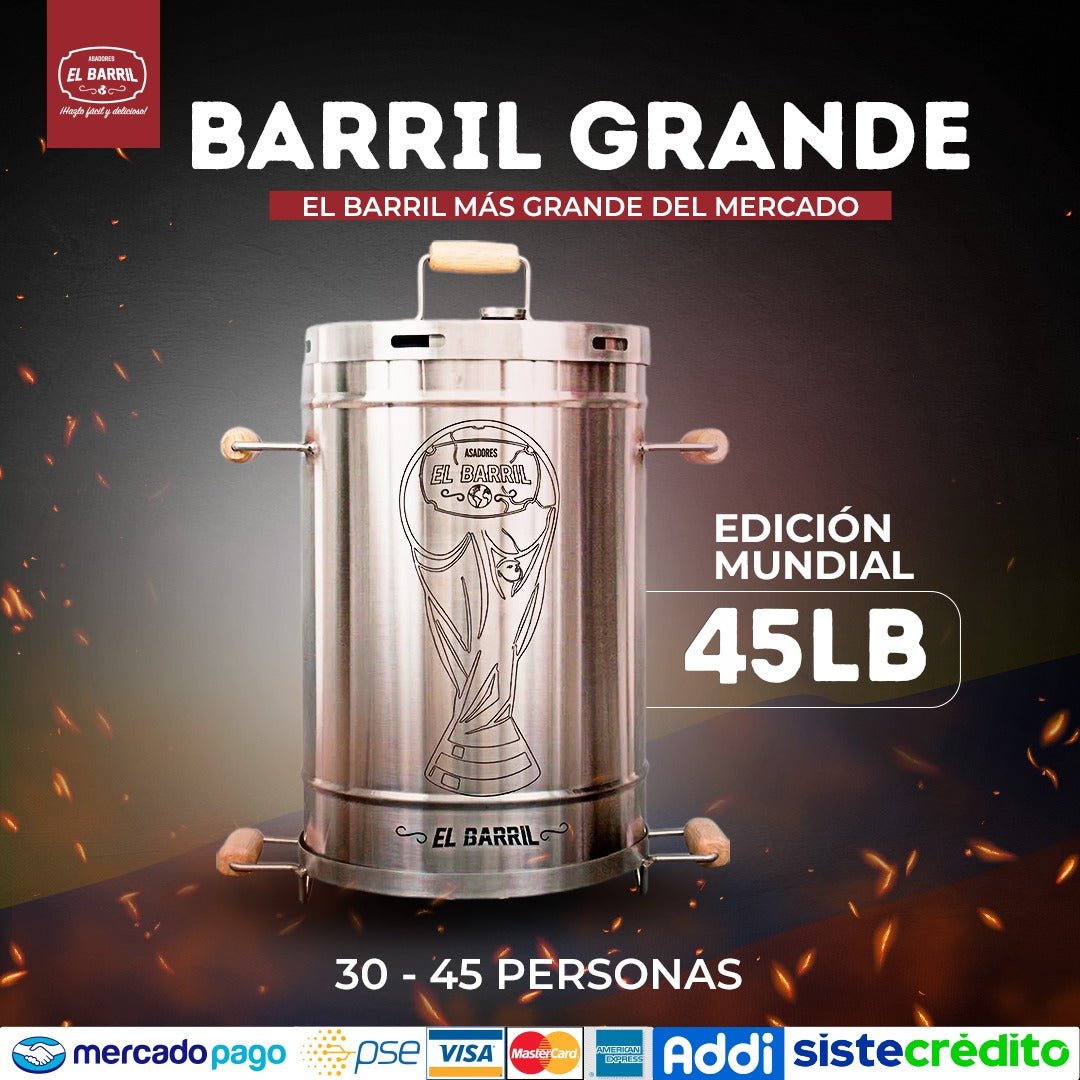 Barril Grande Linea Lite - Asadores El Barril