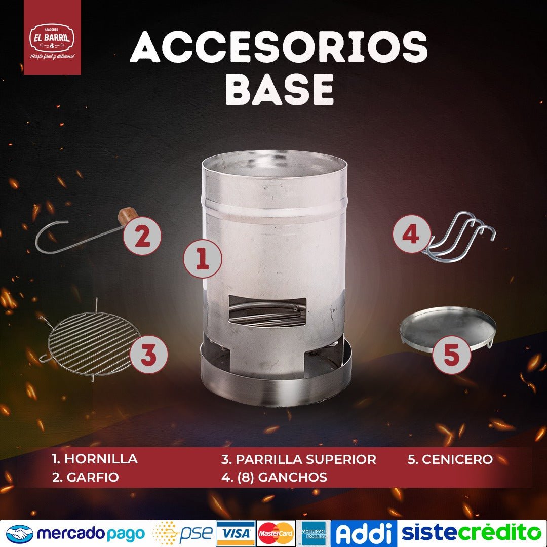 Barril Mini Linea Lite - Asadores El Barril