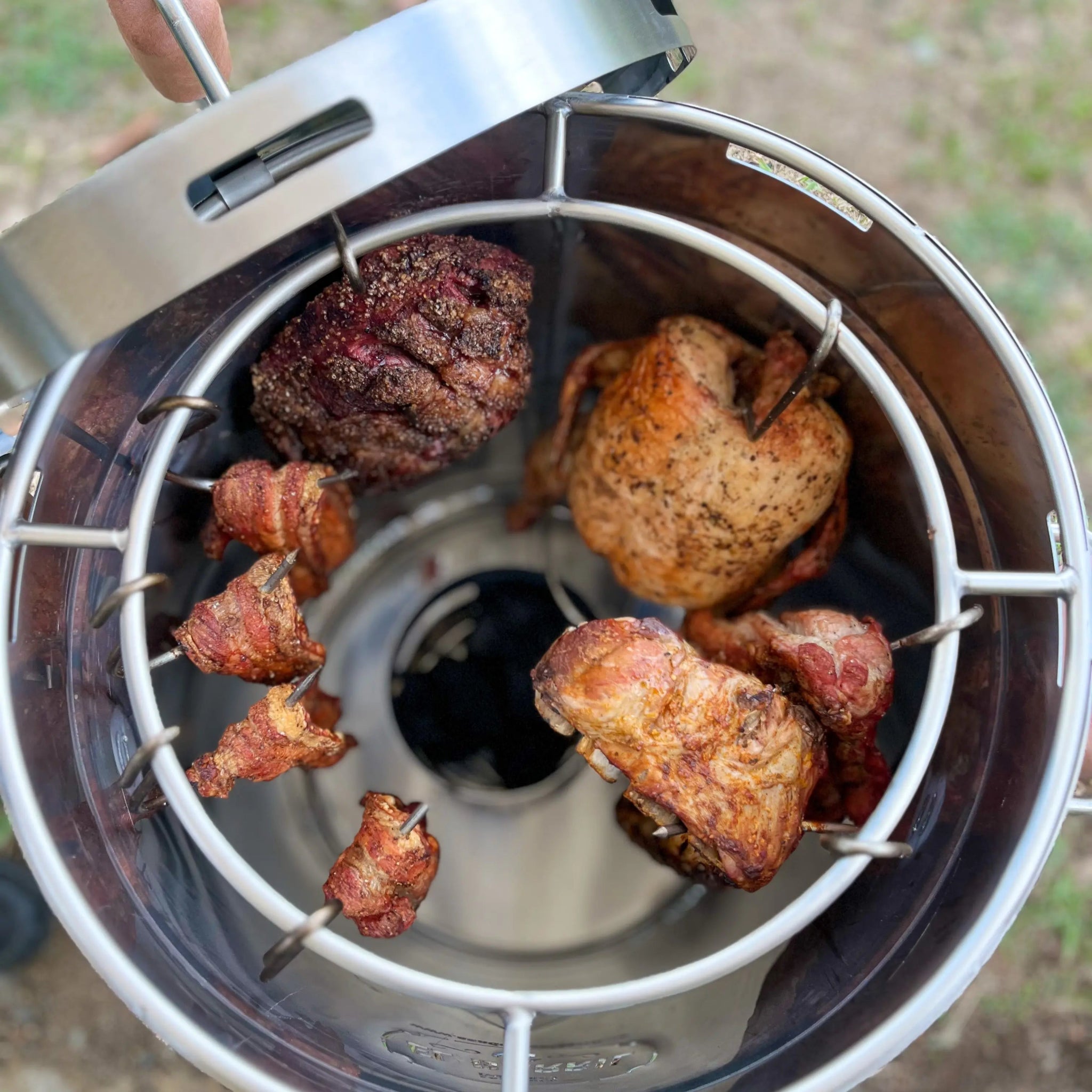 Barril Pequeño Lite 30lb + Accesorios + Envío Gratis - Asadores El Barril