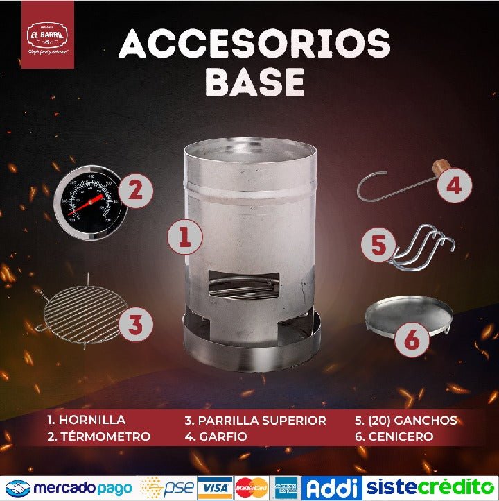Barril XXL Linea Lite - Asadores El Barril