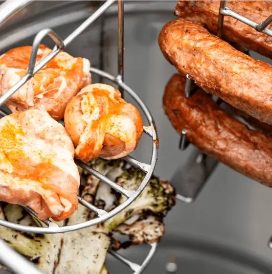 Combo Familiar 45lb + Kit de Accesorios + 3 Años de Garantia + Envío Gratis - Asadores El Barril