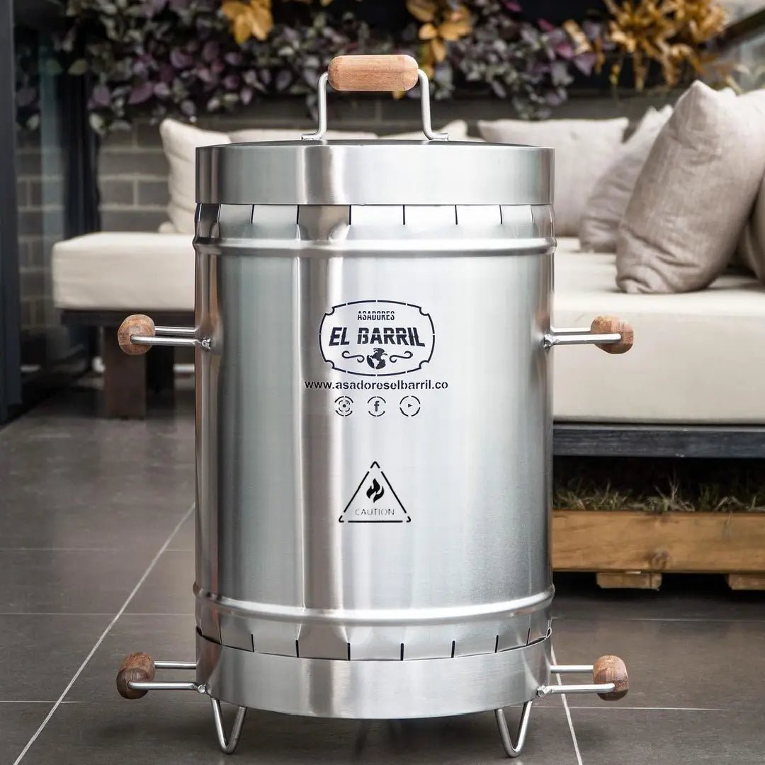 Combo Full Premium 30Lbs. + 10años de Garantía + 13 Accesorios + Curso Barrilero Online + Envío Gratis - Asadores El Barril