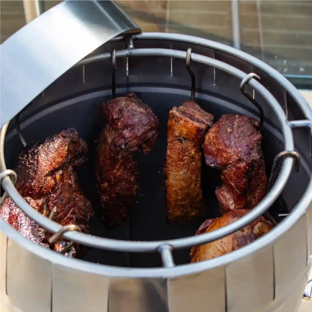 Combo Full Premium 30Lbs. + 10años de Garantía + 13 Accesorios + Curso Barrilero Online + Envío Gratis - Asadores El Barril