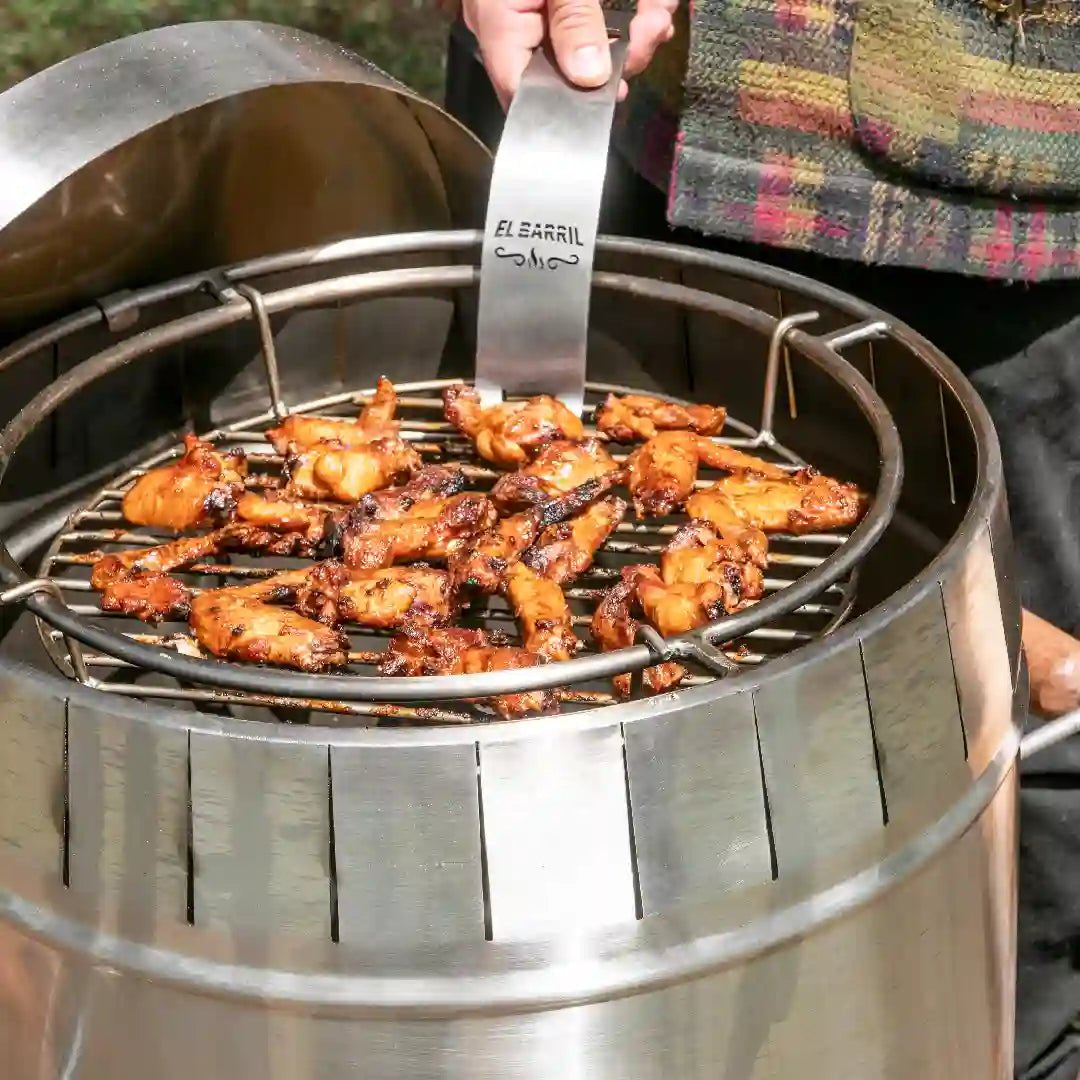 Combo Full Premium 30Lbs. + 10años de Garantía + 13 Accesorios + Curso Barrilero Online + Envío Gratis - Asadores El Barril