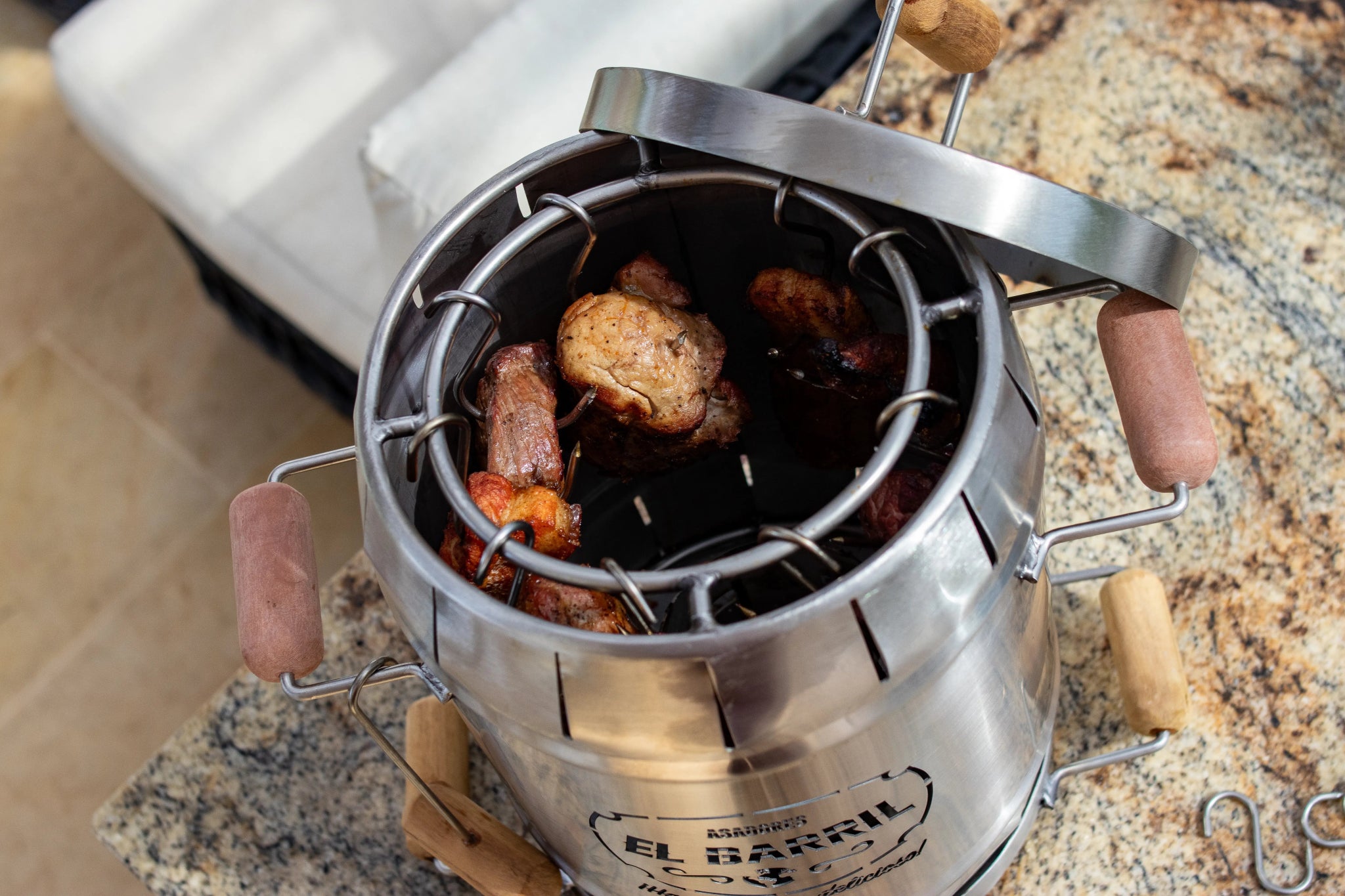 Combo Premium bebé 3Lbs + Accesorios + Envio Gratis + Parrilla - Asadores El Barril