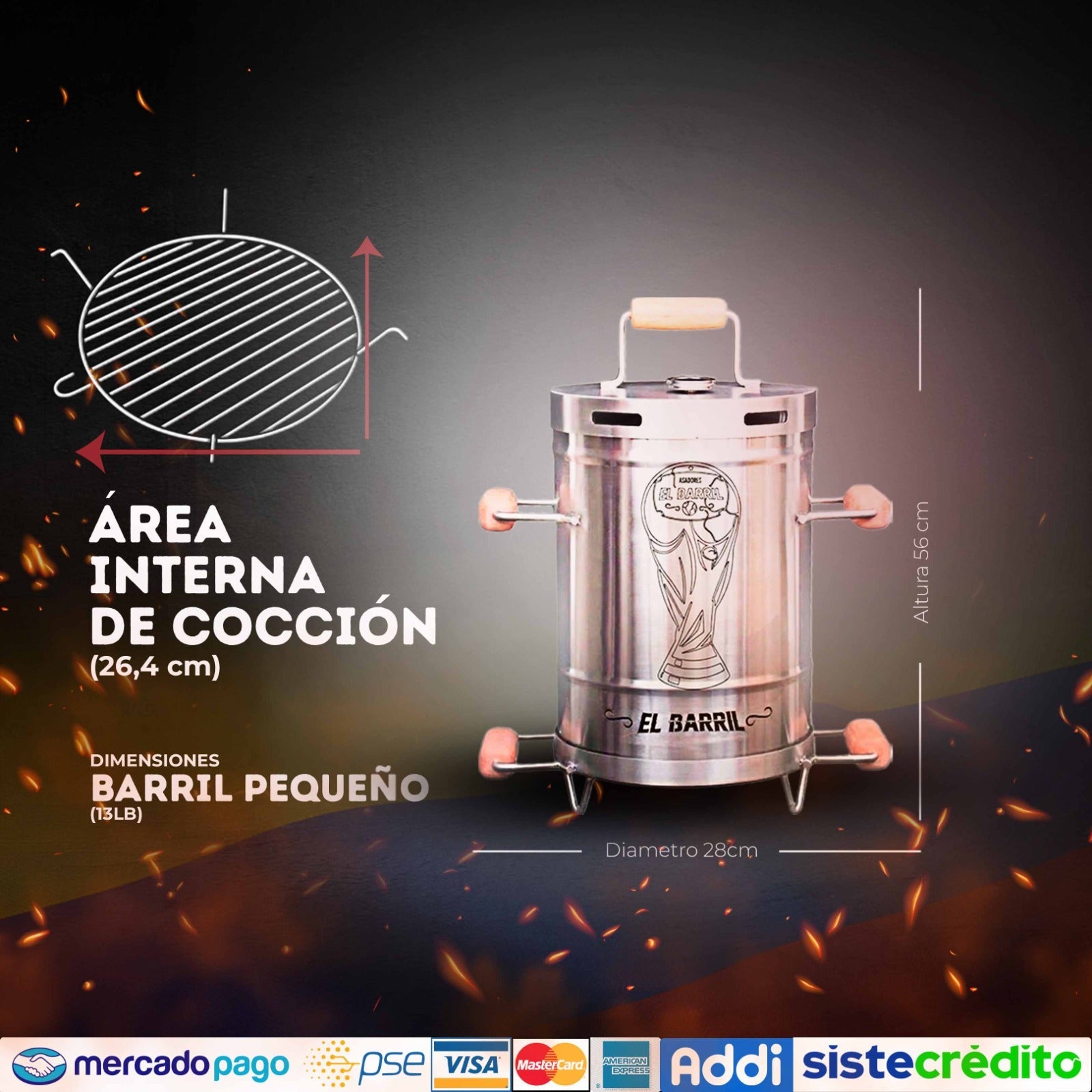 Combo Rey Mundialero - Asadores El Barril