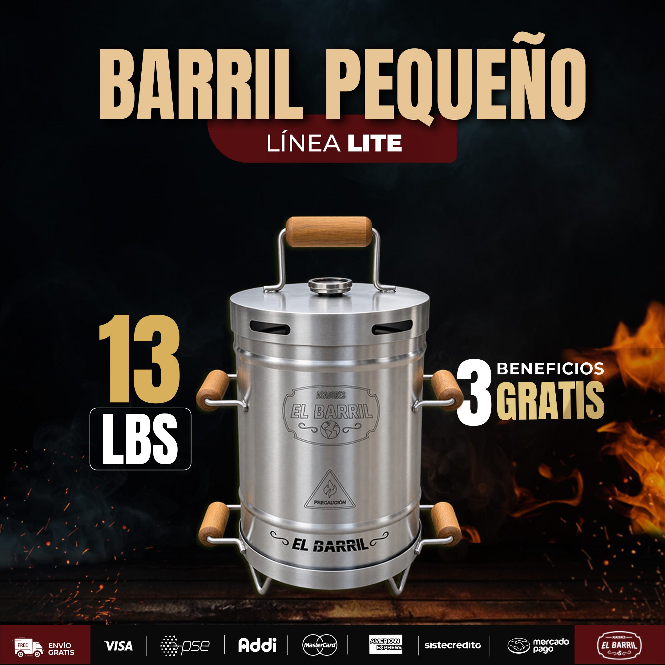 Barril Pequeño Linea Lite - Rey Mundialero