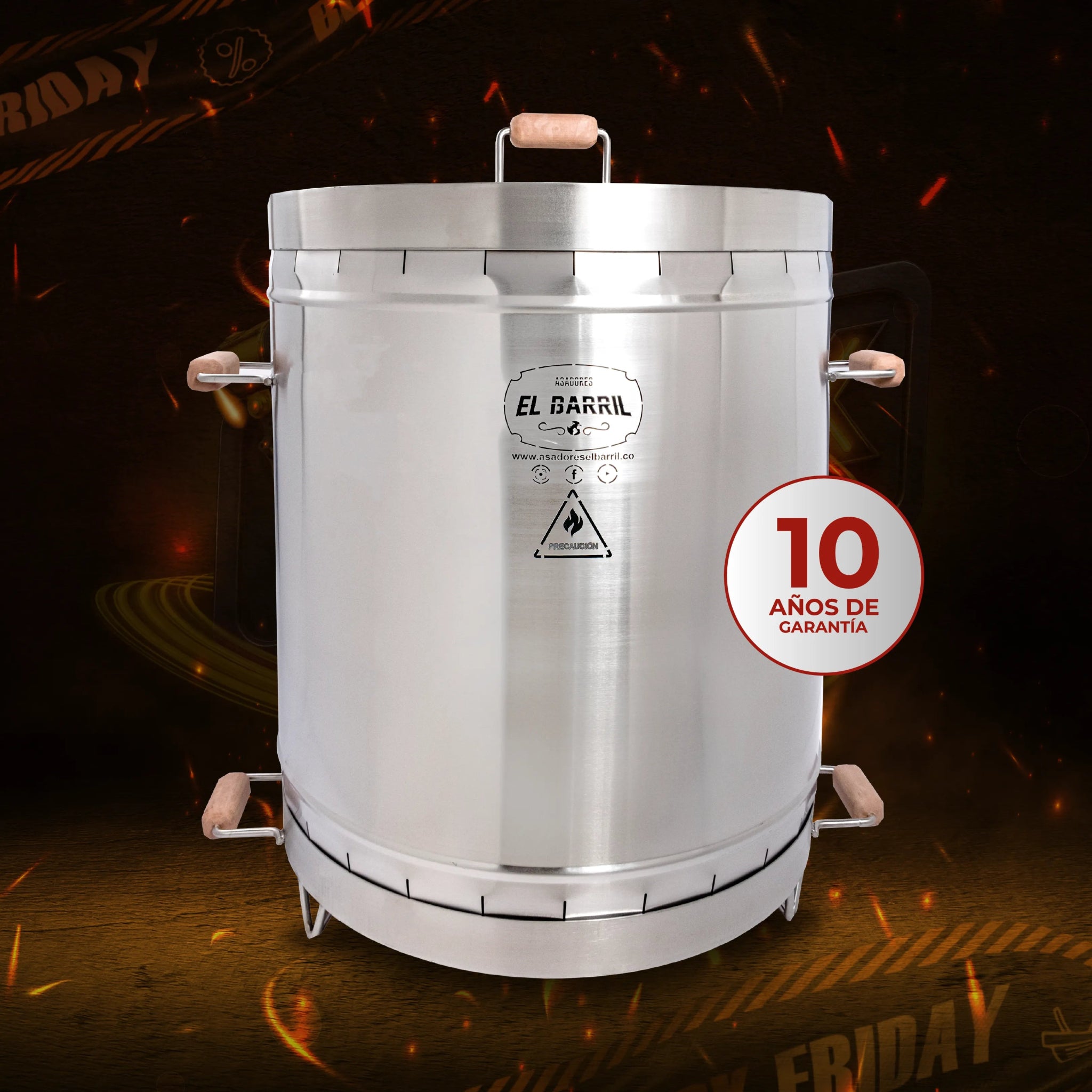 PP - Combo BLACK FRIDAY Premium DOS BARRILES GRANDES - Macro Emprendedor + accesorios 🔥 - Asadores El Barril