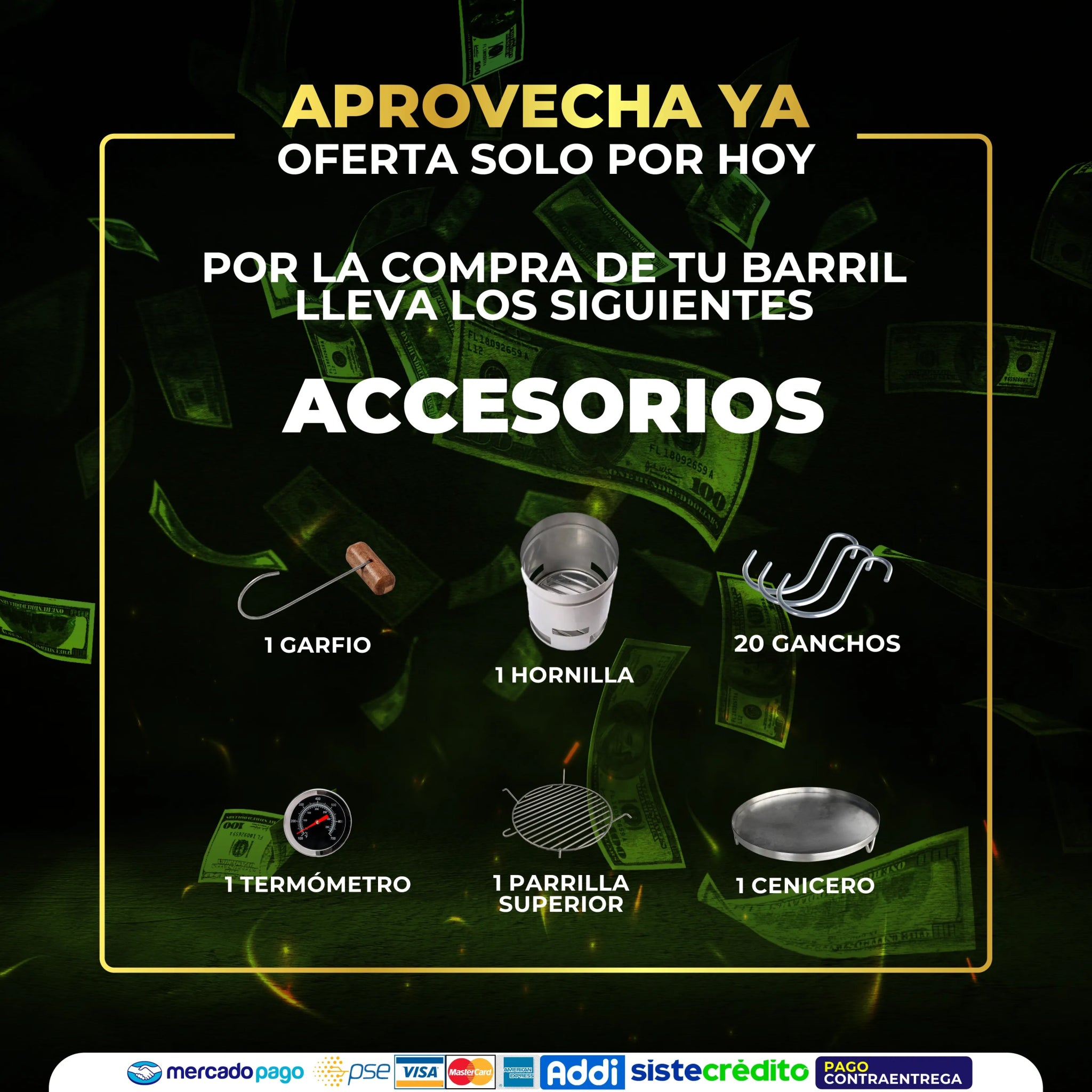 SUPER COMBO MICROEMPRENDEDOR + ACCESORIOS Y CURSO GRATIS🔥 - Asadores El Barril