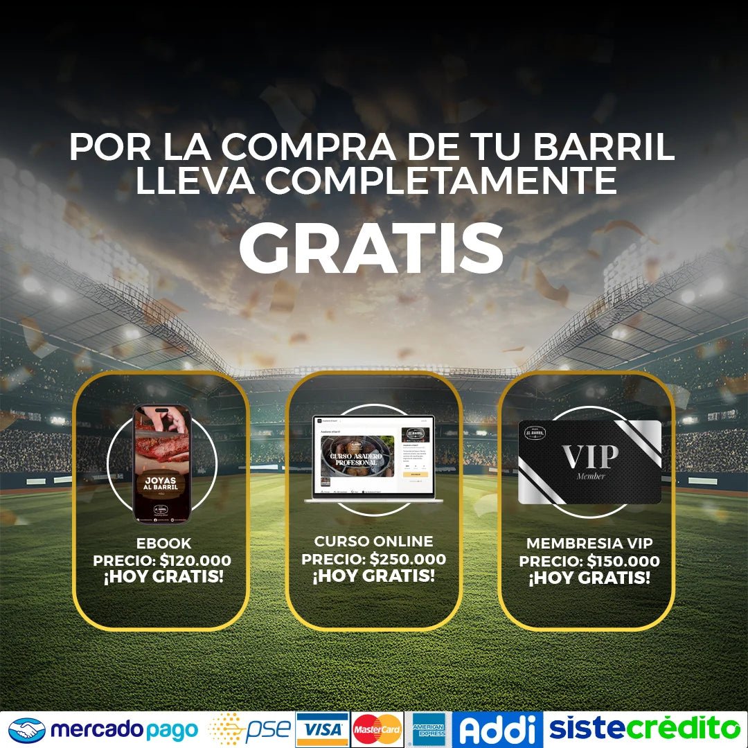 Super Oferta Linea Lite - Edicion Mundialista - Asadores El Barril