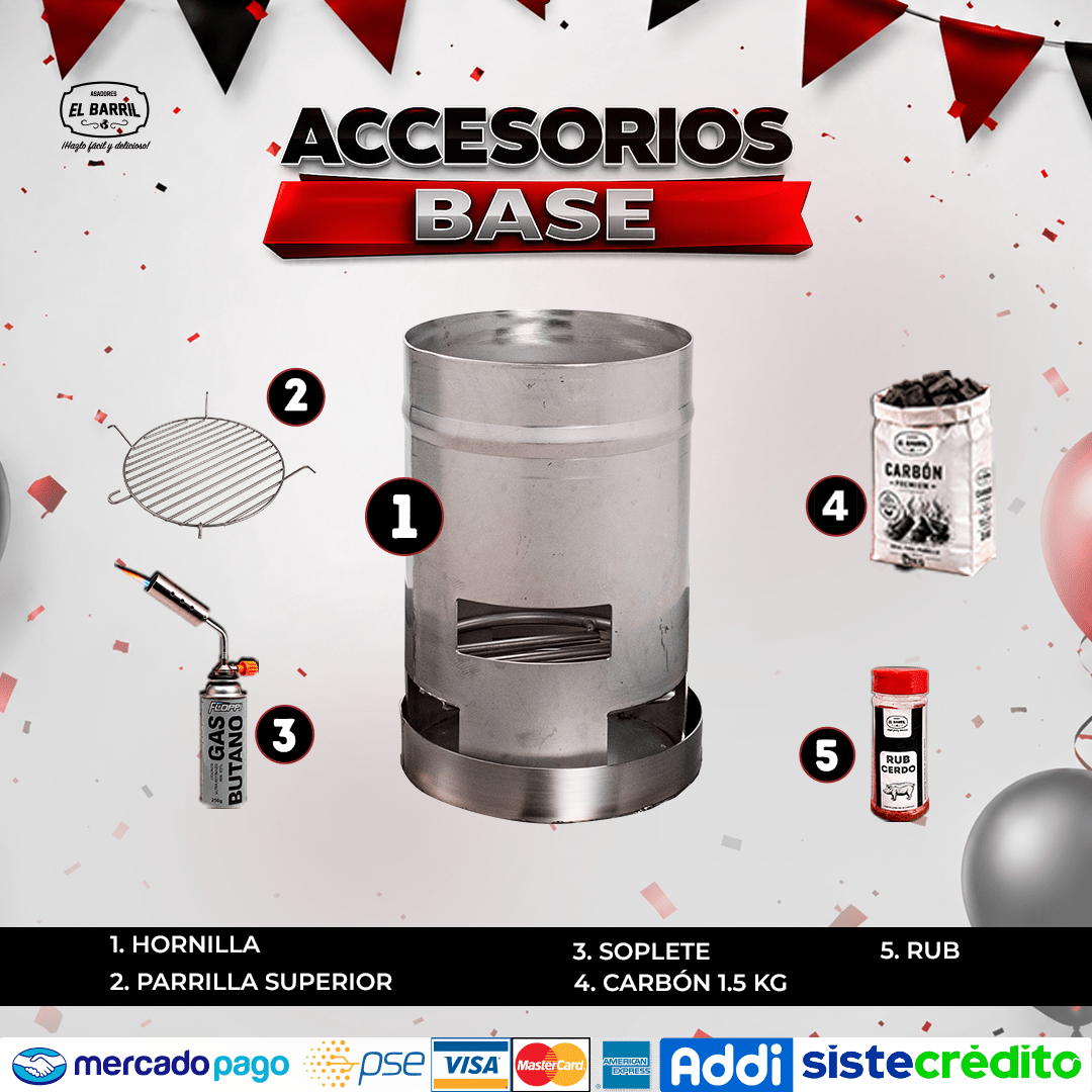Super Oferta Rey Aniversario + Obsequios - Asadores El Barril