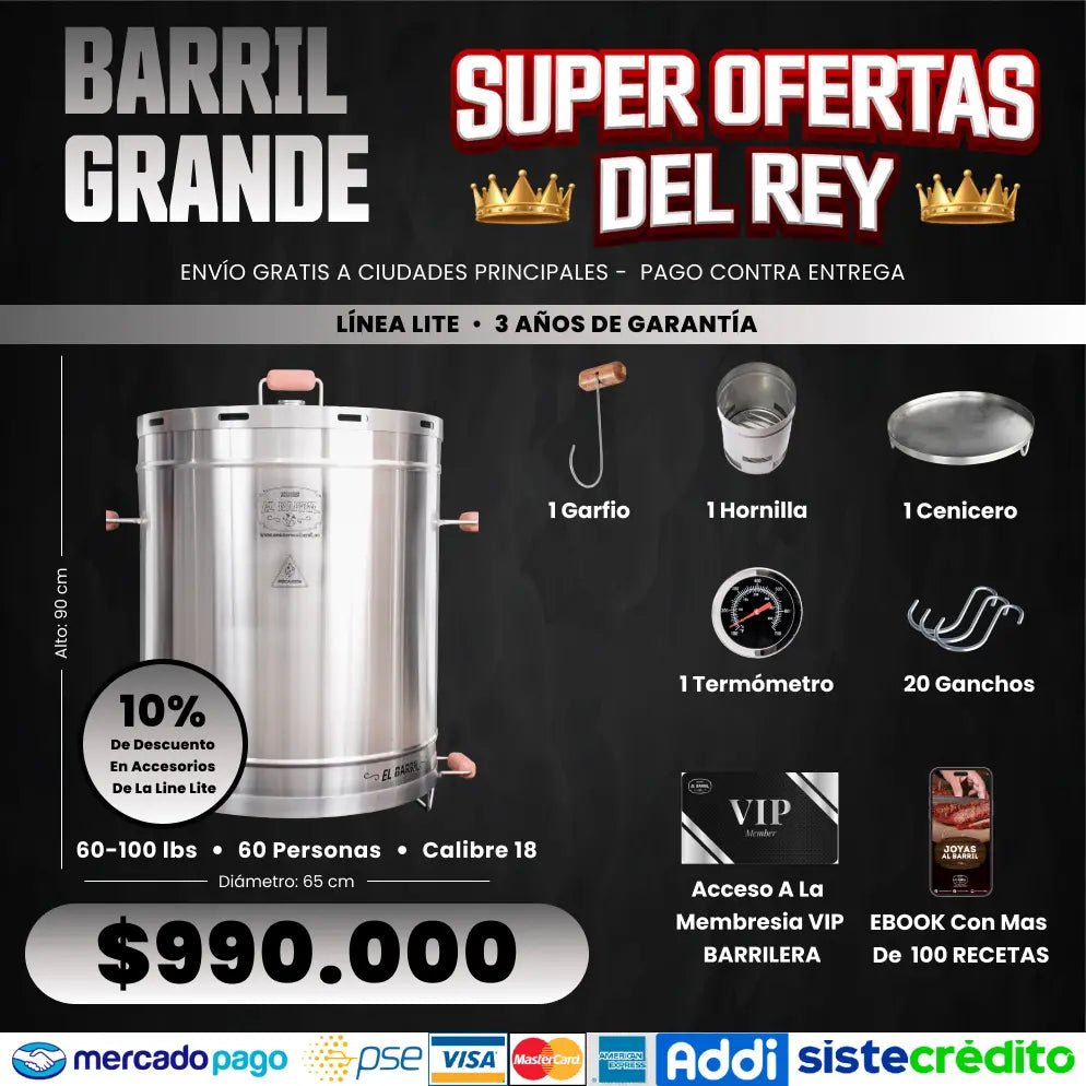 SUPER OFERTAS DEL REY - Asadores El Barril