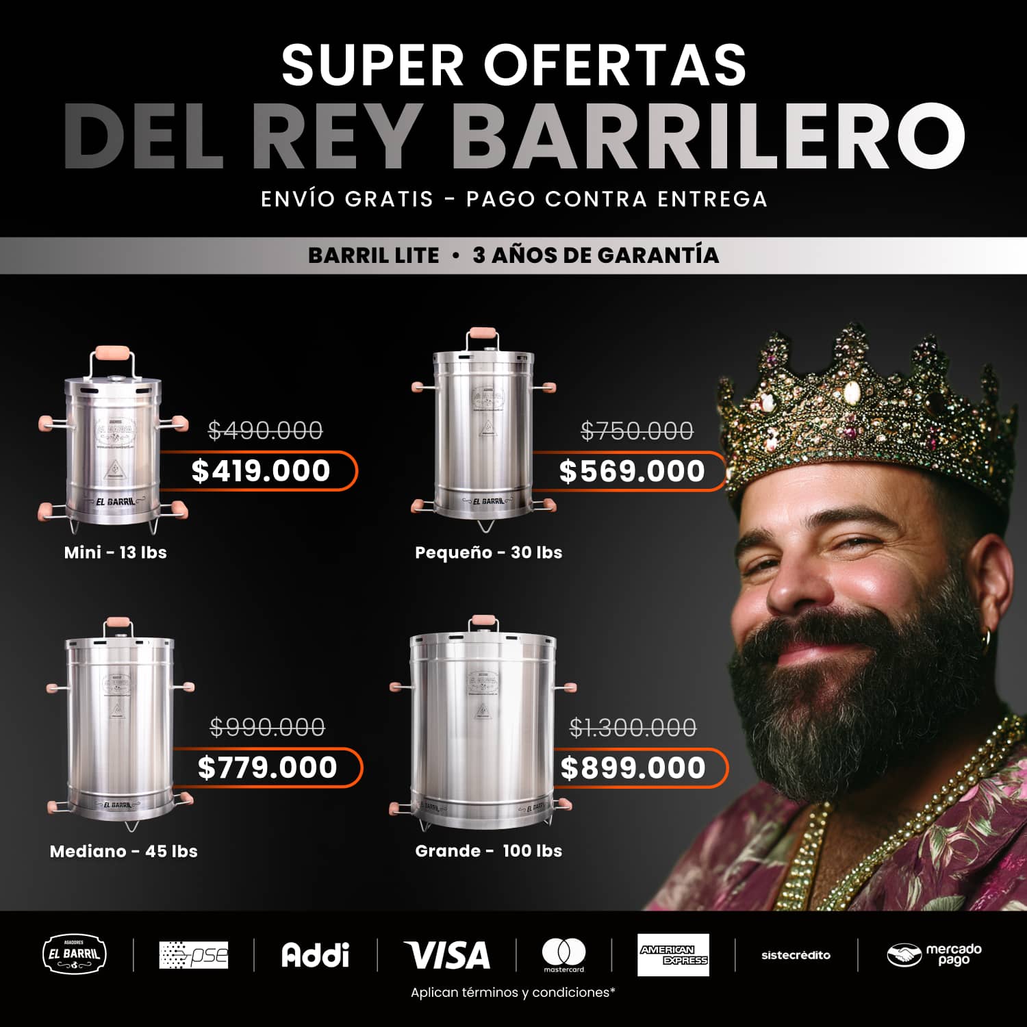 SUPER OFERTAS DEL REY - Asadores El Barril