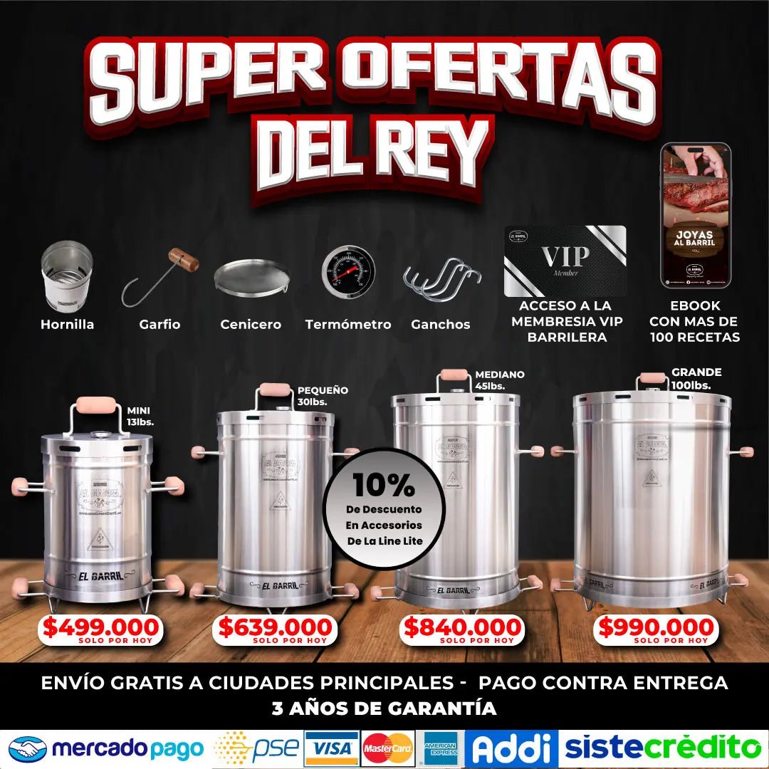 SUPER OFERTAS DEL REY - Asadores El Barril