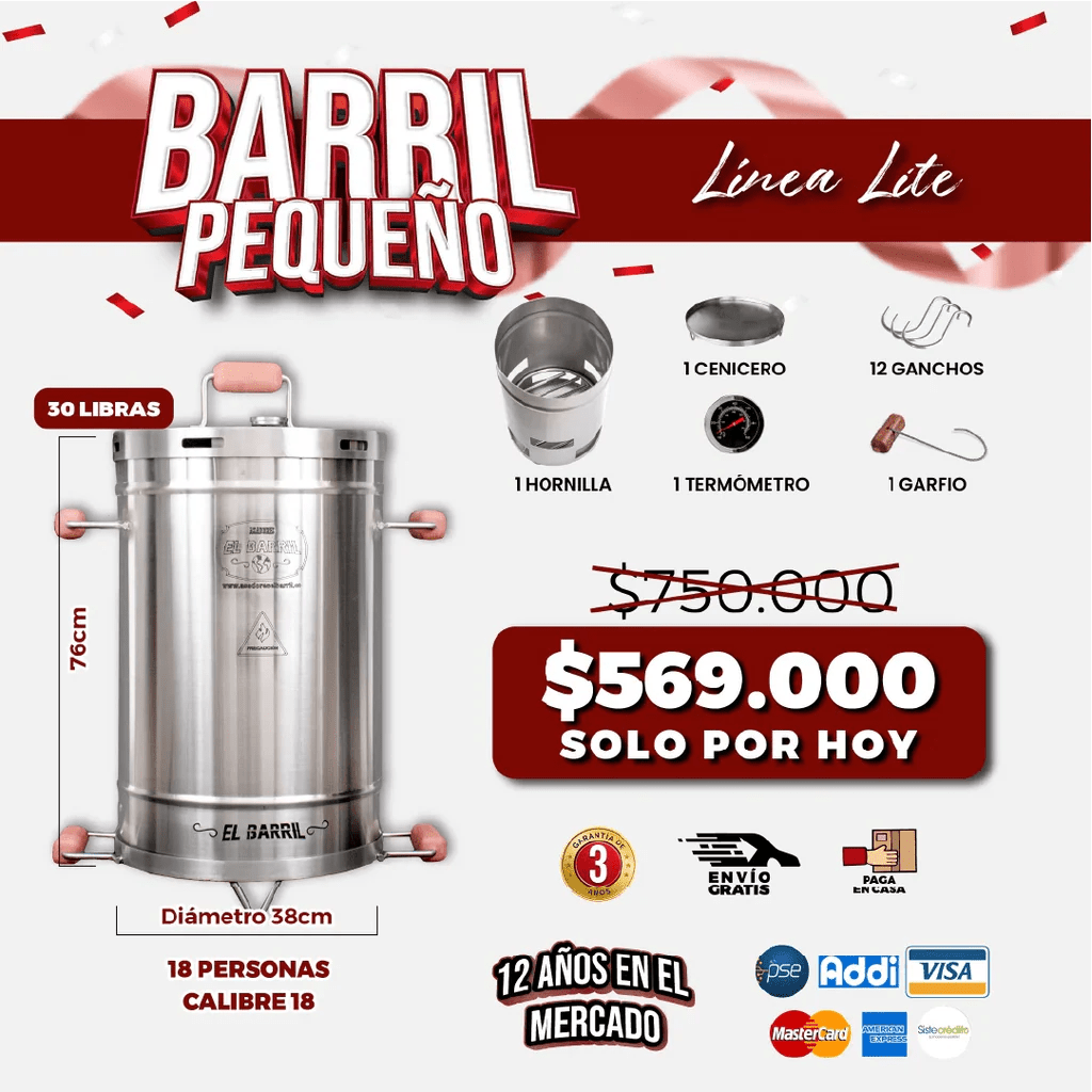🔥 SUPER OFERTAS DEL REY POR TIEMPO LIMITADO 🔥 - Asadores El Barril