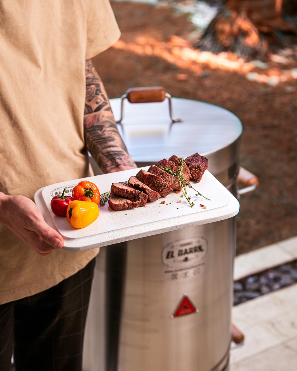 Tabla en Mármol - Asadores El Barril