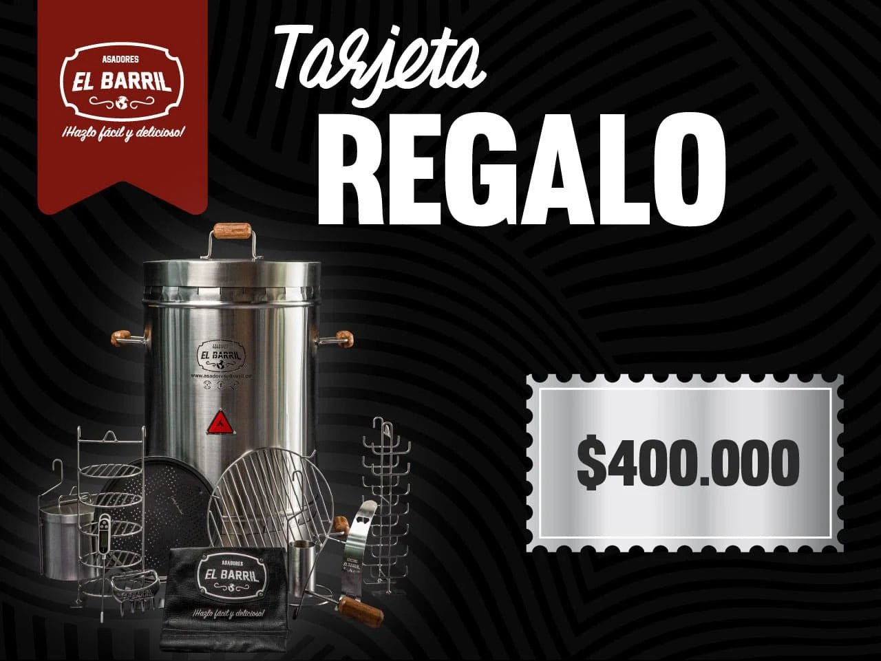 Venta de Tarjeta regalo de asadores el barril - Asadores El Barril