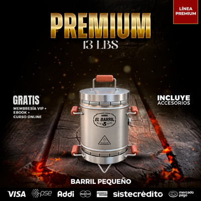 ⭐Barril Pequeño Linea Premium 13LB