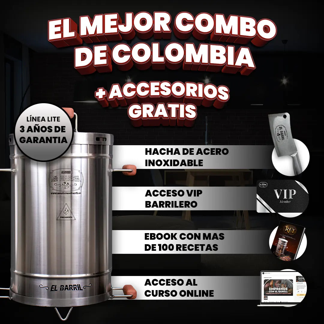 Super Combo Apartamentero 18 Personas + Membresía VIP + Accesorios + Corona + Garantía de 3 Años