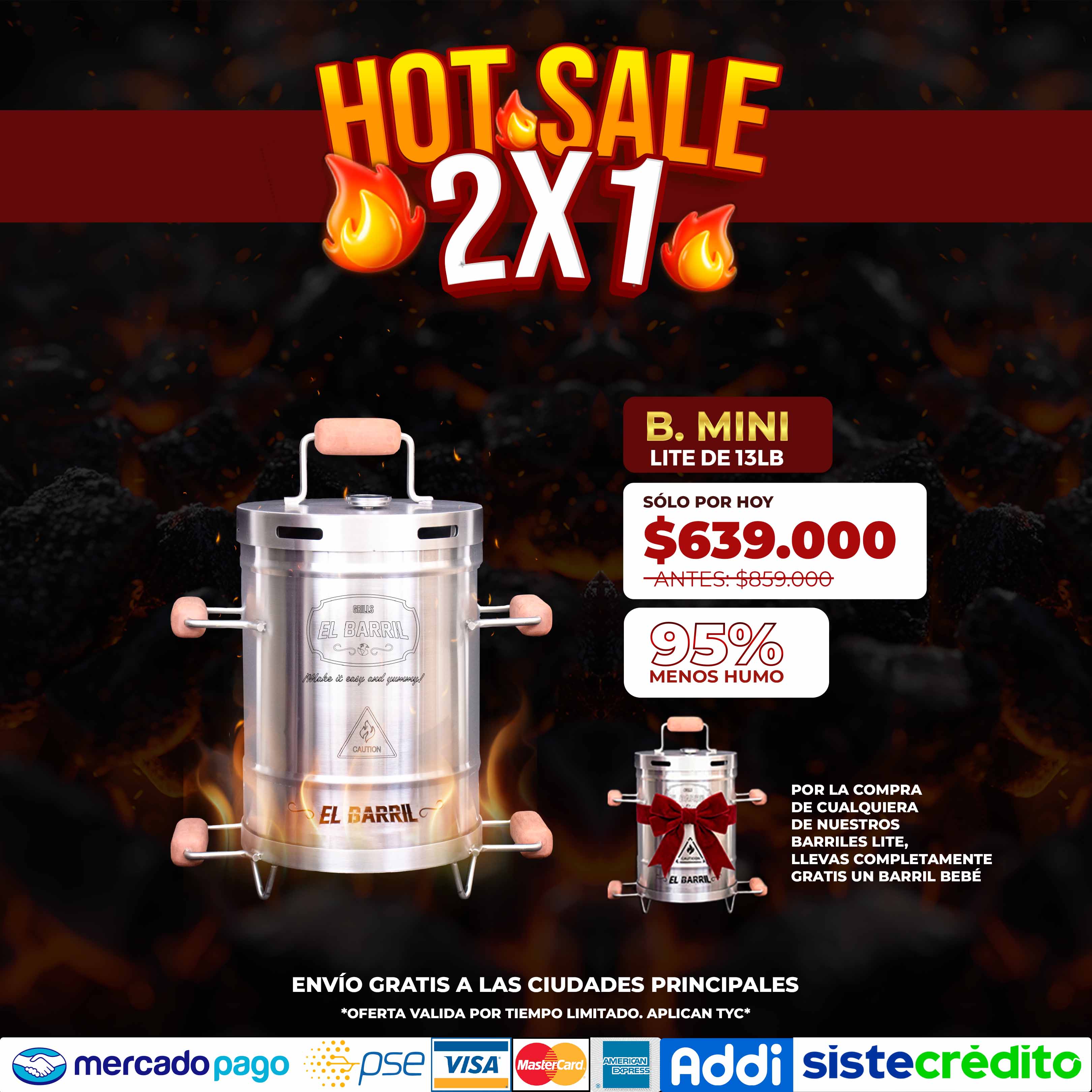 🔥 SUPER COMBO 2X 1 HOTSALE - LLEVA TU BARRIL BEBÉ LITE GRATIS ❤️