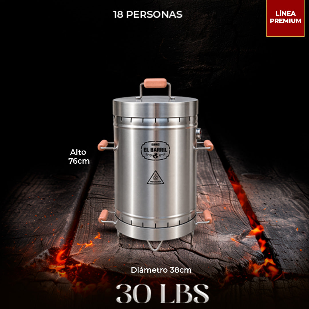 ⭐Barril Mediano Linea Premium 30LB