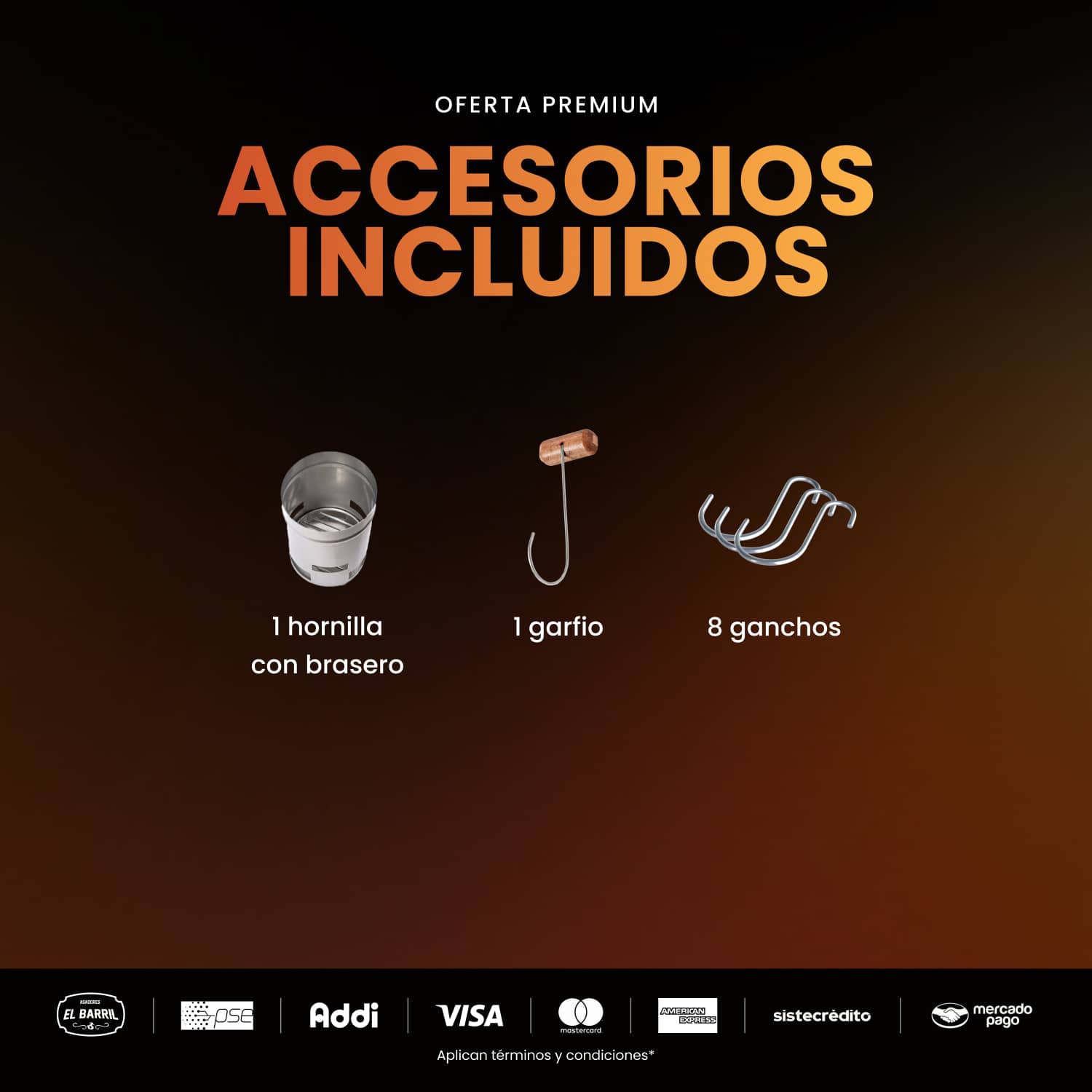 Barril Bebé PREMIUM 3lb + Accesorios + Envío Gratis - Asadores El Barril