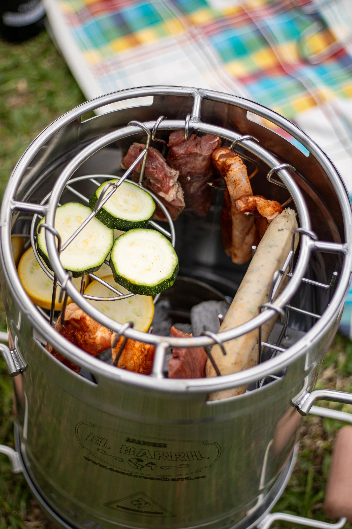 Barril Mini Lite 13lb + Accesorios + Envío Gratis - Asadores El Barril