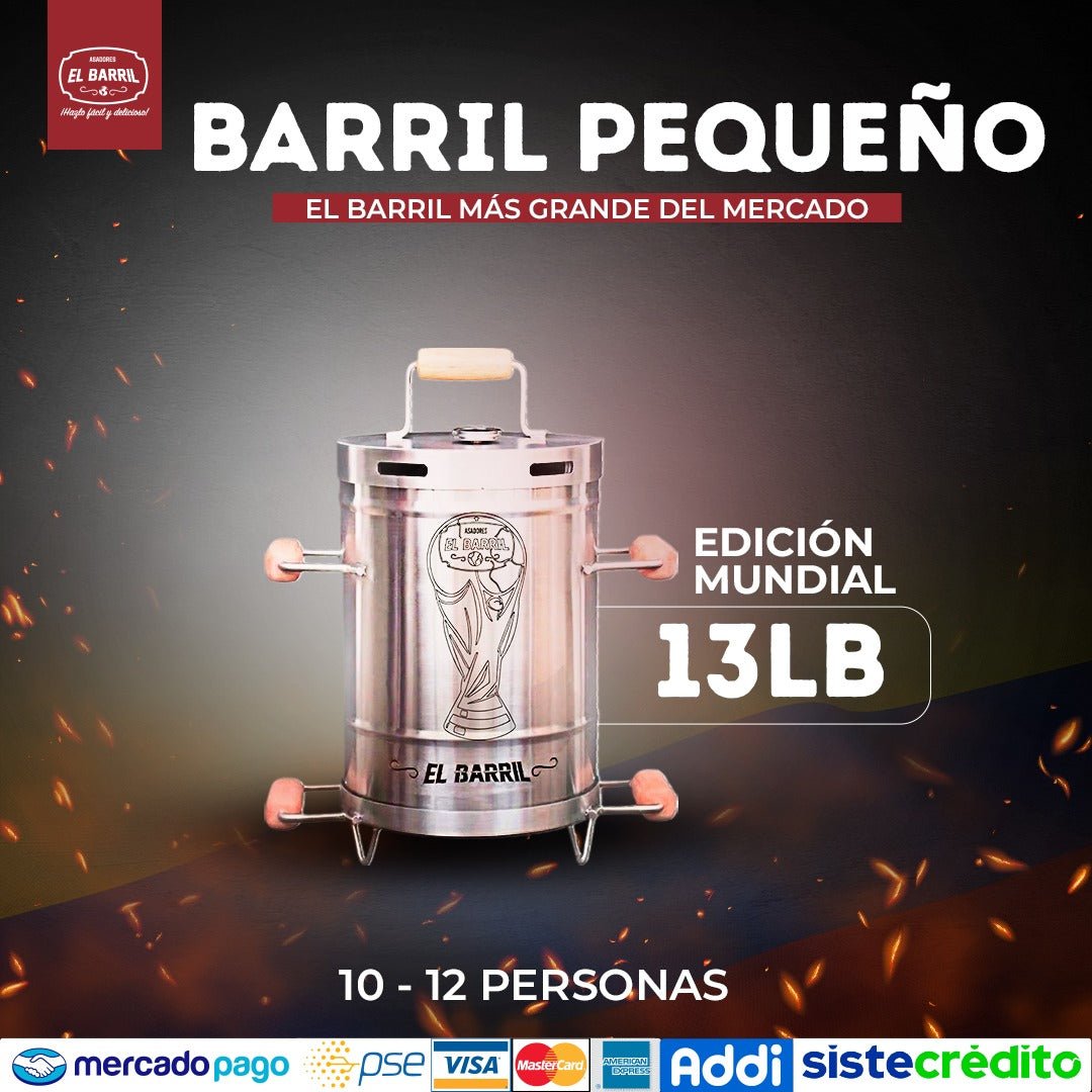 Barril Pequeño Linea Lite - Asadores El Barril