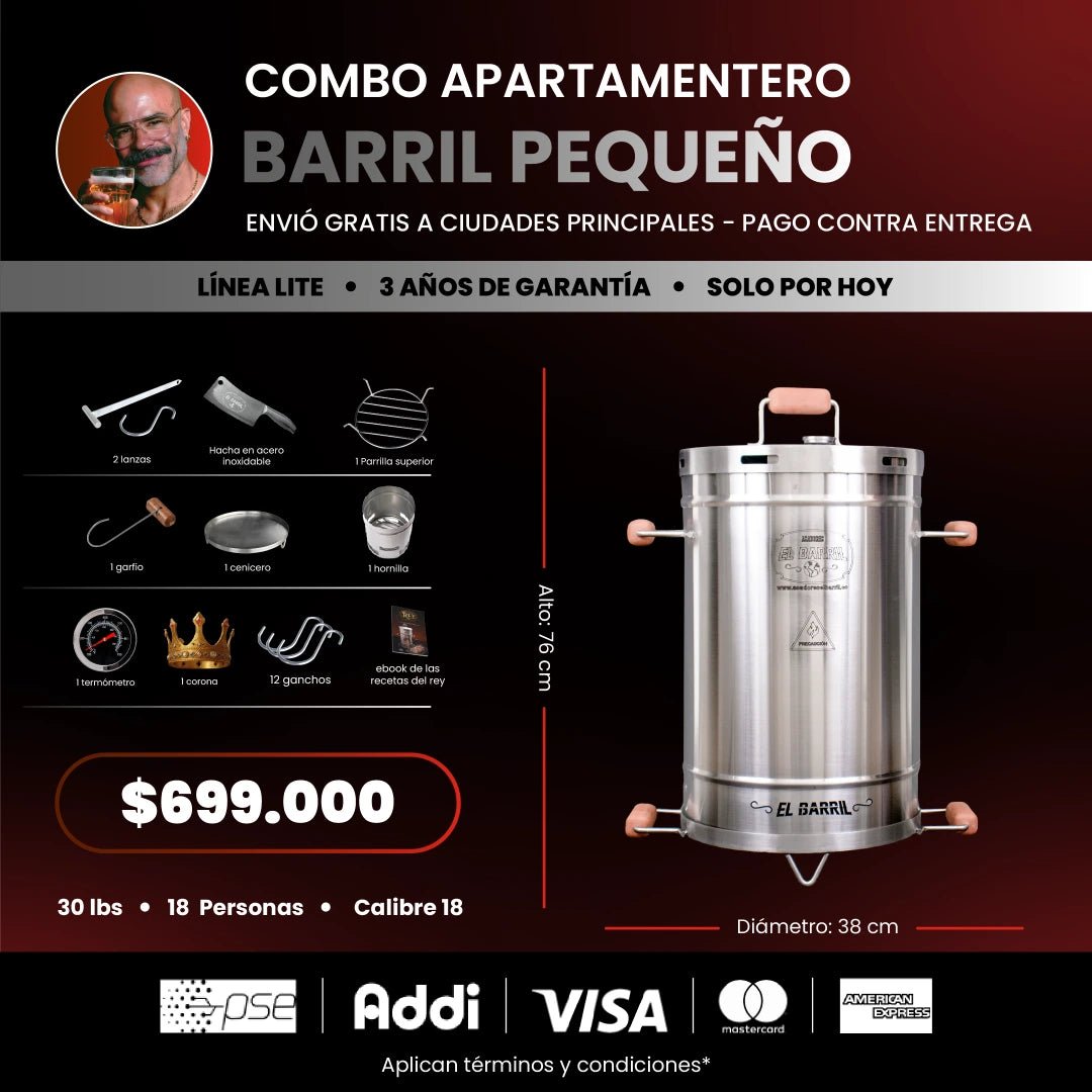 Combo apartamentero - Asadores El Barril