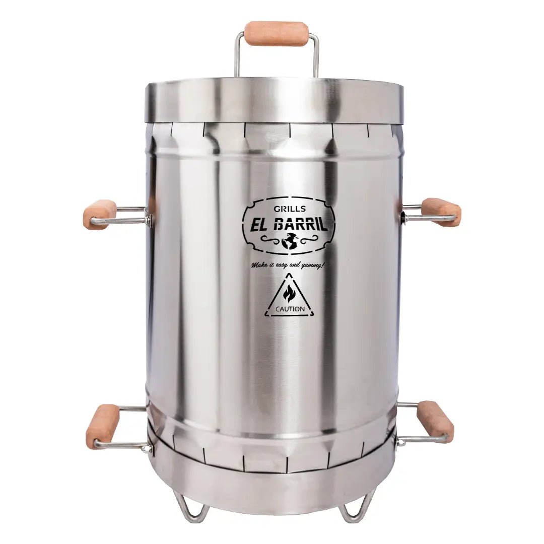 Combo Full Premium 30Lbs. + 10años de Garantía + 13 Accesorios + Curso Barrilero Online + Envío Gratis - Asadores El Barril