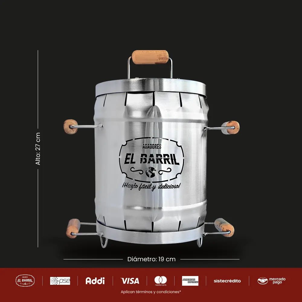 Combo Premium bebé 3Lbs + Accesorios + Envio Gratis + Parrilla - Asadores El Barril