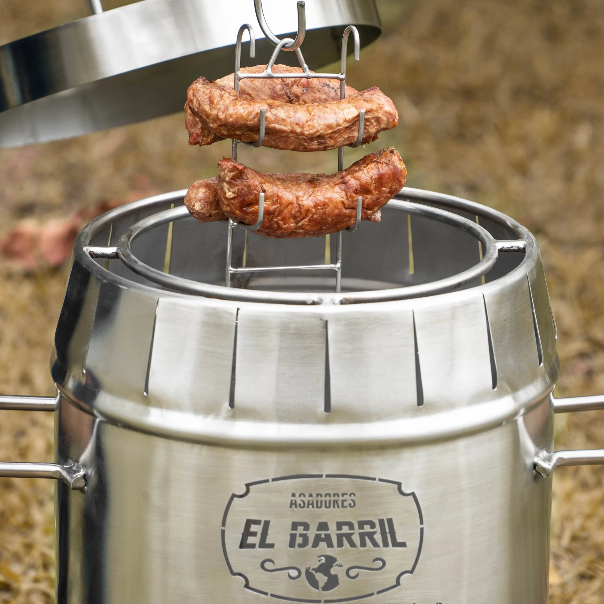 Combo Premium Mini 13Lbs + Accesorios + Envio Gratis + Parrilla - Asadores El Barril