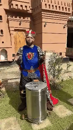 Combo Rey Barrilero 30lbs + Membresía VIP + Accesorios + Corona + Garantía de 3 Años - Asadores El Barril