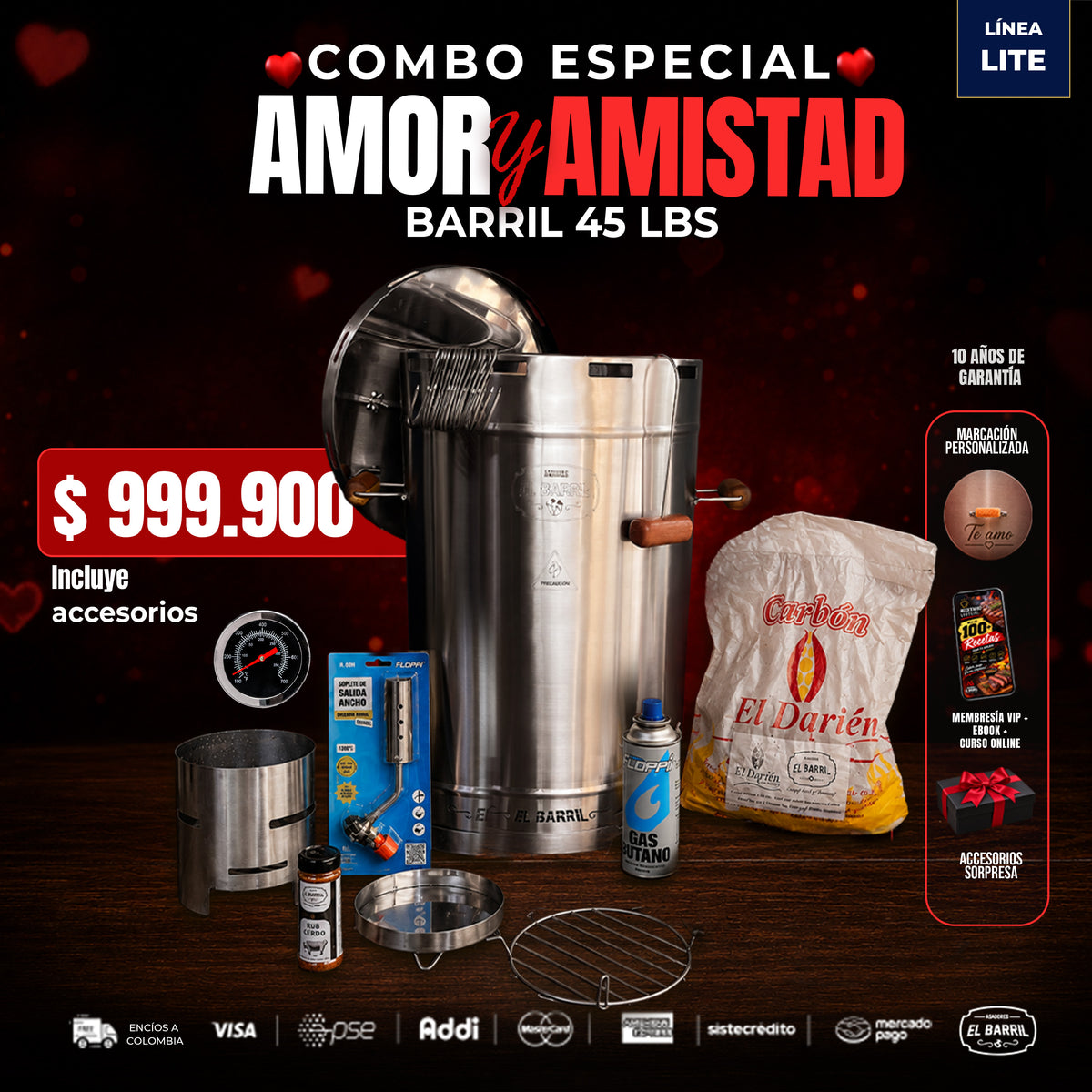 ❤️Combo Amor y Amistad Pequeño 45LB