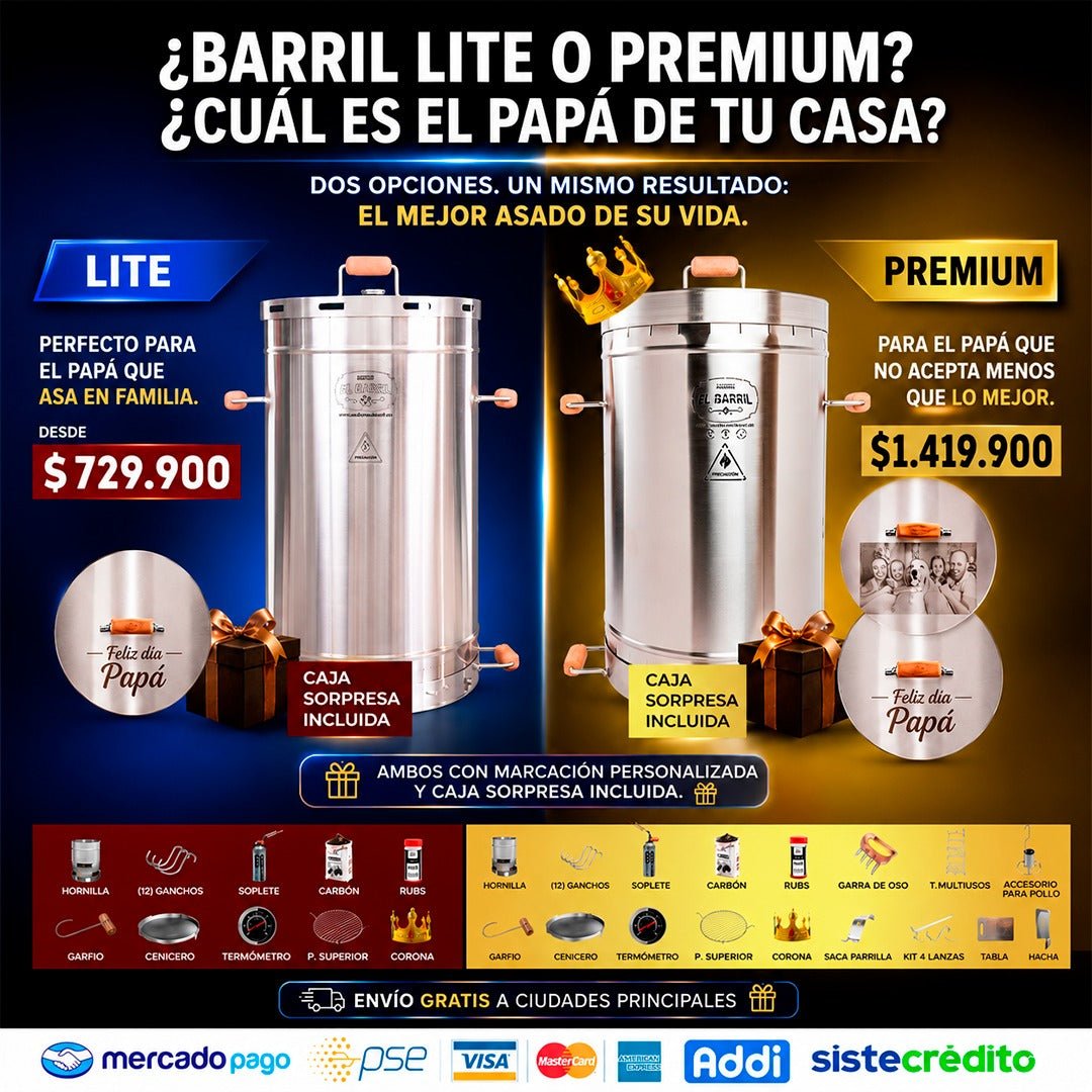 Super Oferta Dia del Padre - Asadores El Barril