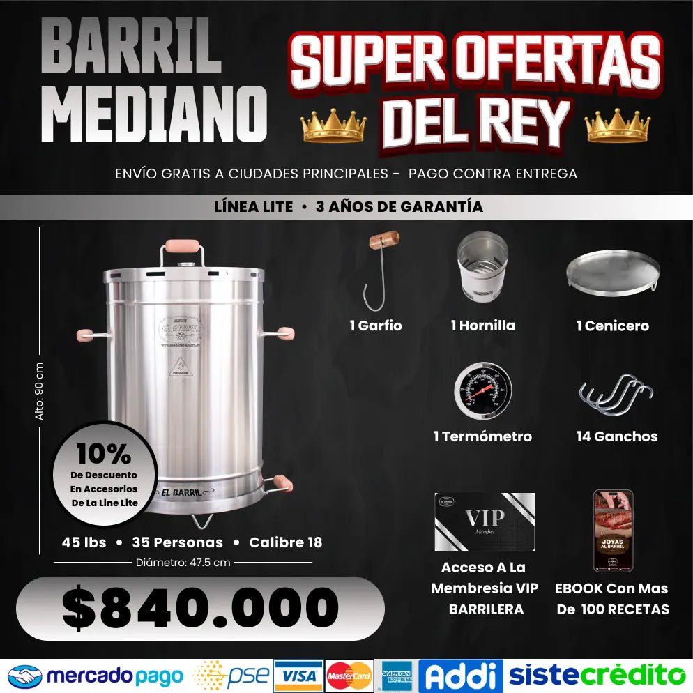 SUPER OFERTAS DEL REY - Asadores El Barril