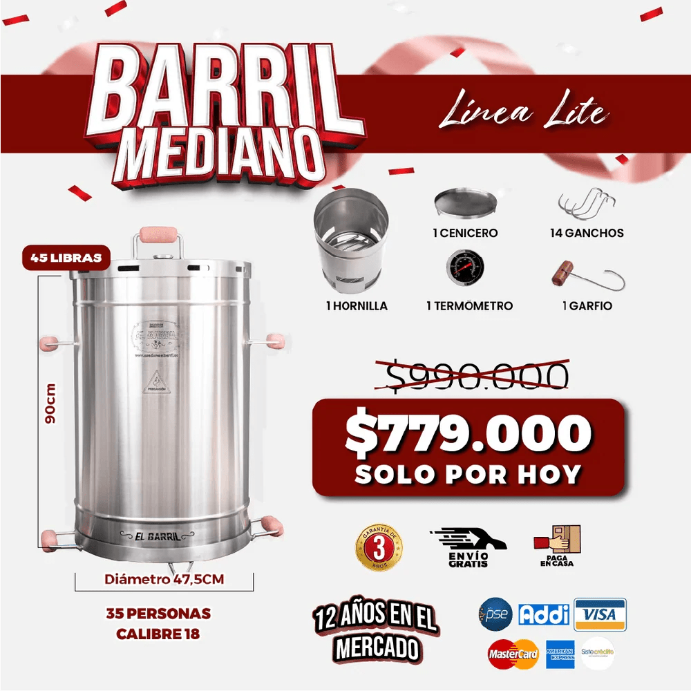 🔥 SUPER OFERTAS DEL REY POR TIEMPO LIMITADO 🔥 - Asadores El Barril